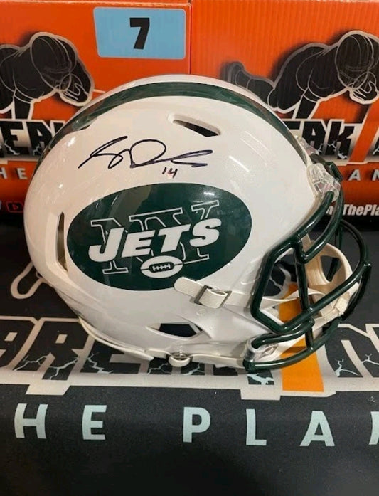Sam Darnold Autographed AUTHENTIC Jets Full Size Steiner COA