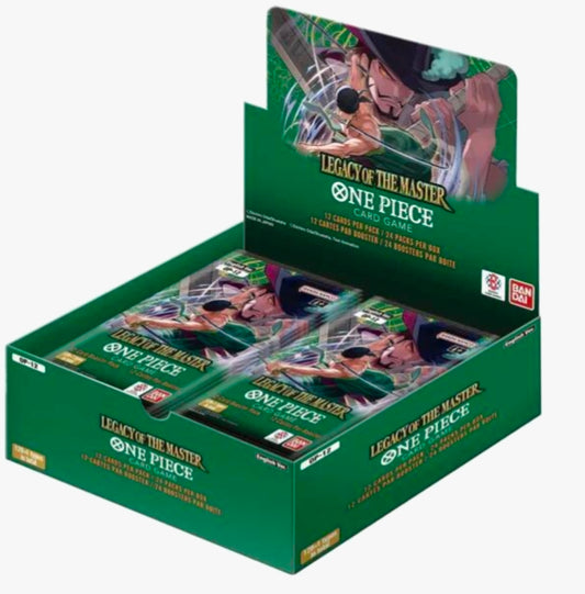 One Piece Legacy of the Master Booster Pack! 12 cards! Bandai/Namco