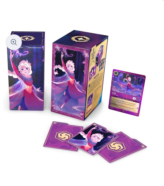 Disney Lorcana Elsa Fabled Gift Set - 5 mystery booster packs plus promo!