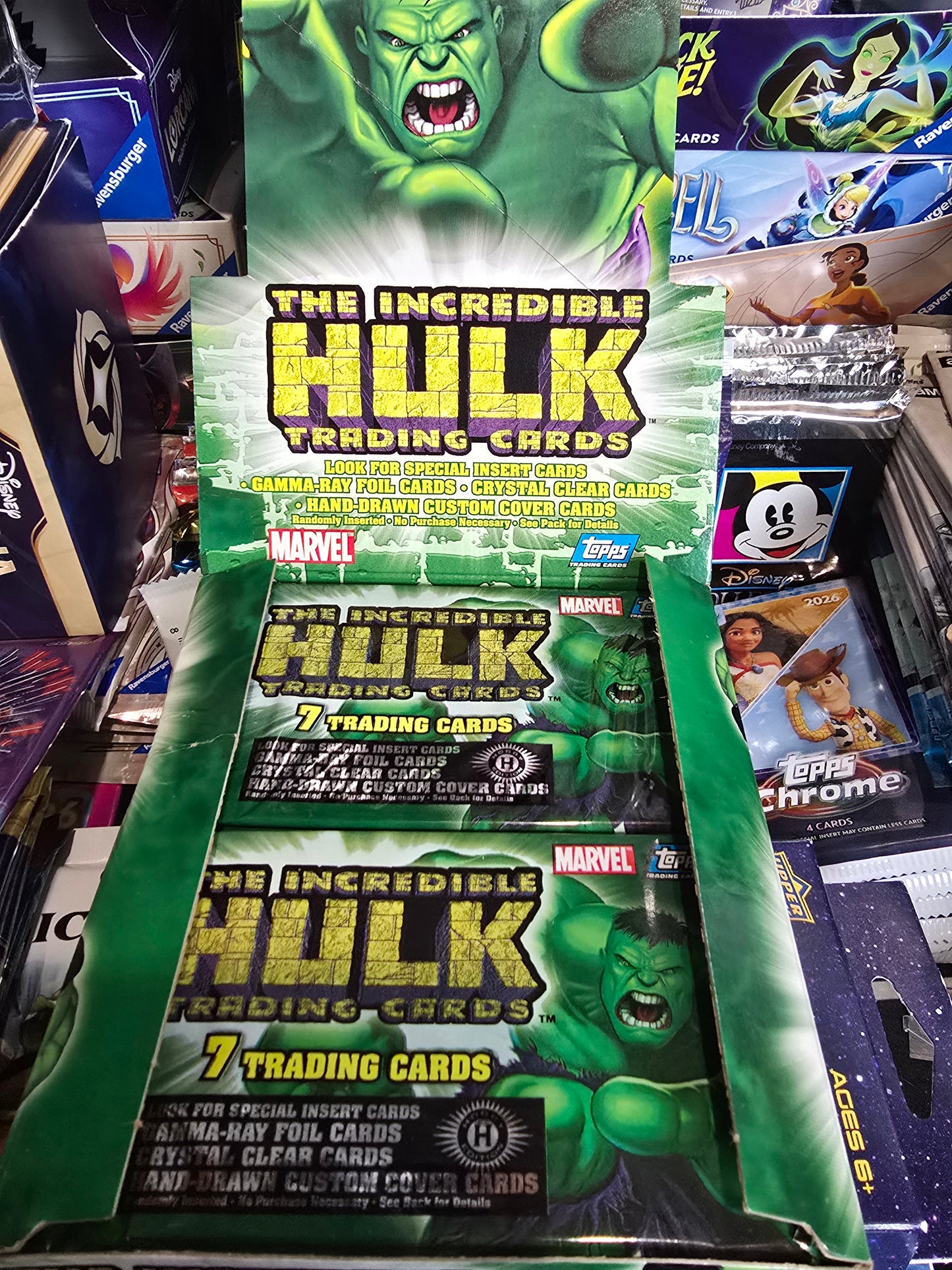 2003 Topps The Incredible Hulk Hobby Pack! Chase hand drawn custom cover cards