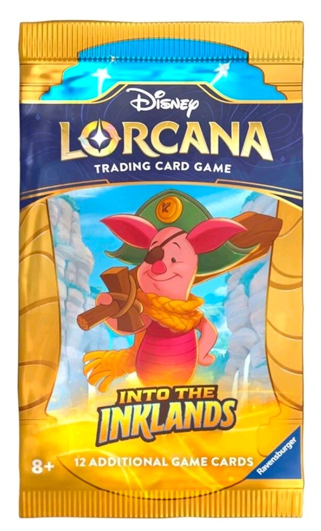 Disney Lorcana Into The Inklands Booster Pack! 12 cards!