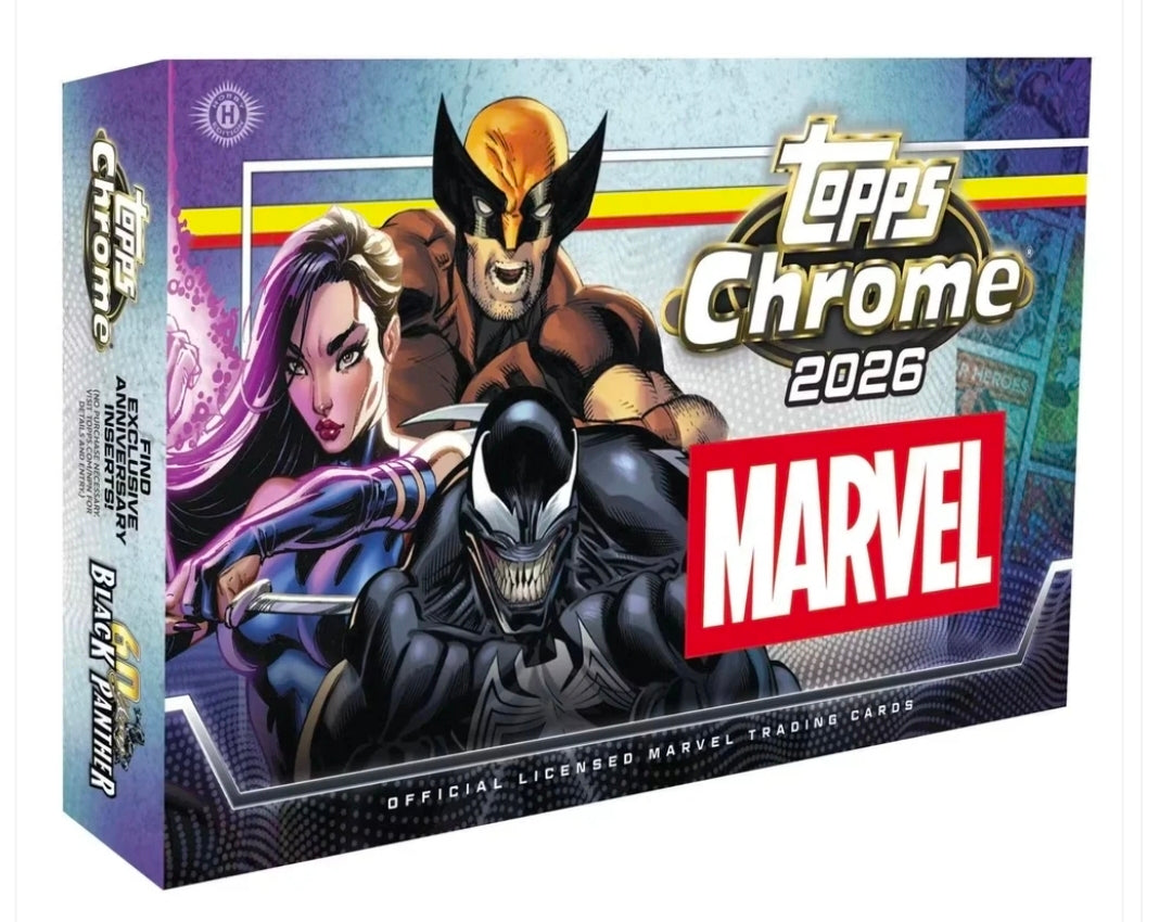 2026 Topps Chrome Marvel HOBBY BOX