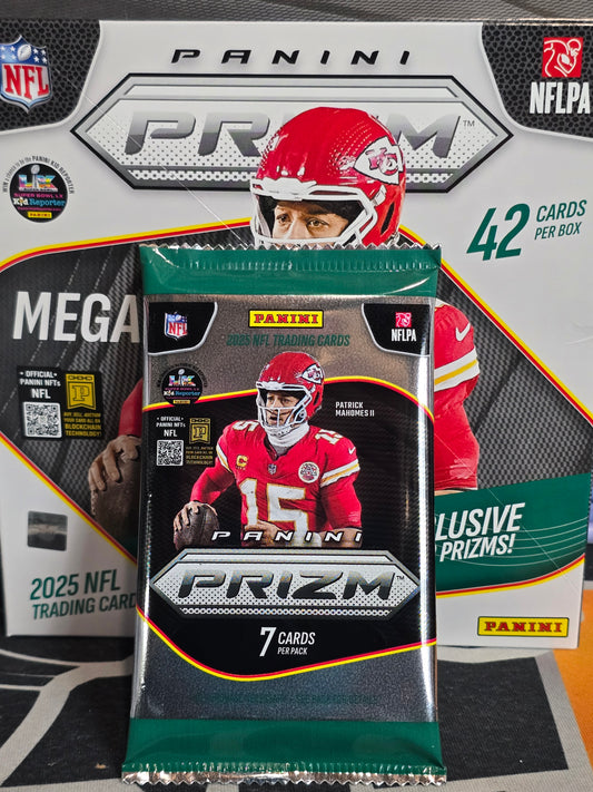 2025 Prizm Football Mega Box Pack