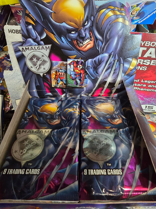 RARE Wal-Mart Exclusive Edition Marvel and DC Amalgam Hobby Pack