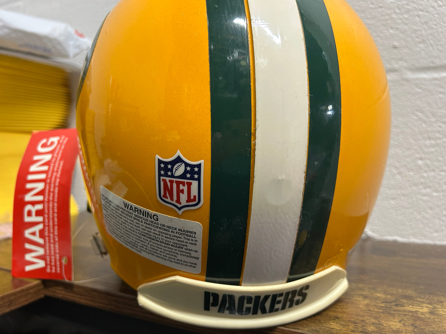 Aaron Rodgers AUTHENTIC  Autographed Full Size Helmet Green Bay Packers Fanatics COA