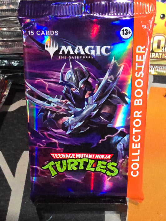 TMNT Collector Booster! MTG Magic The Gathering Teenage Mutant Ninja Turtles TMNT Trading Card Game