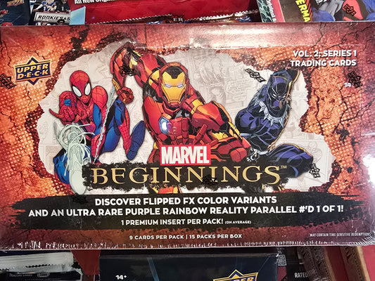 Upper Deck Marvel Beginnings volume II Series 1 HOBBY Box