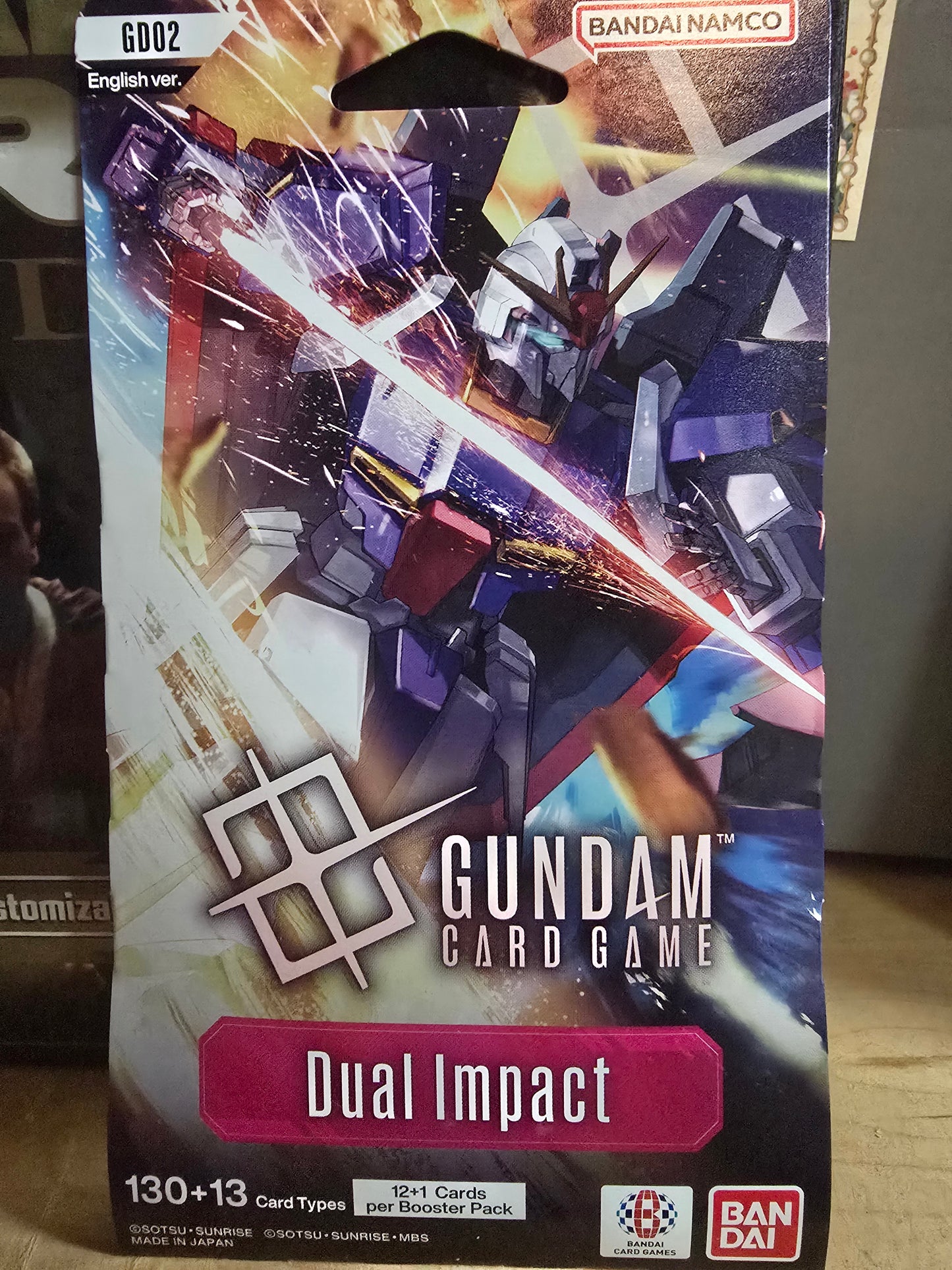 Gundam Card Game Dual Impact Booster Pack! 12 cards! Bandai/Namco