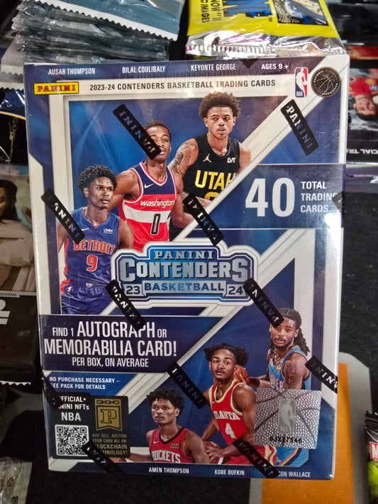 1 AUTO or MEM hit! 2023-2024 Panini Contenders Basketball Blaster Box Wemby RC??
