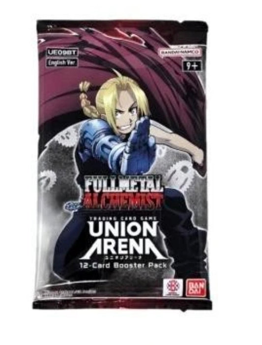 Full Metal Alchemist Union Arena Booster Pack! 12 cards! Bandai/Namco