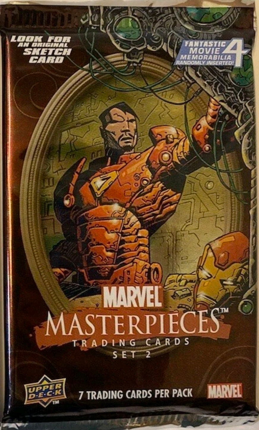 2007 Marvel Masterpieces Set 2 Hobby Pack