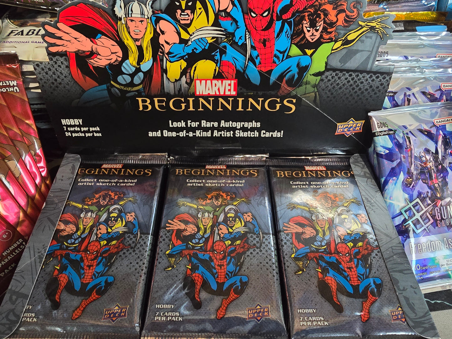 ONE PACK Marvel 2012 Beginnings Series 1 Hobby Pack