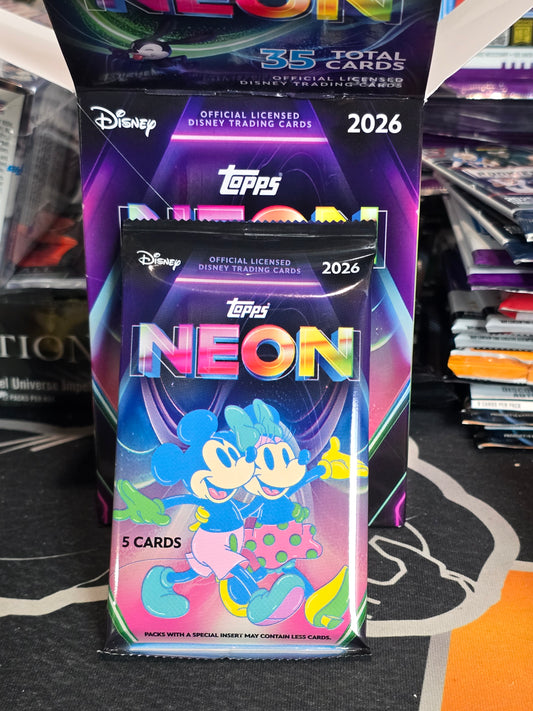 Disney 2026 Topps Neon Blaster Pack