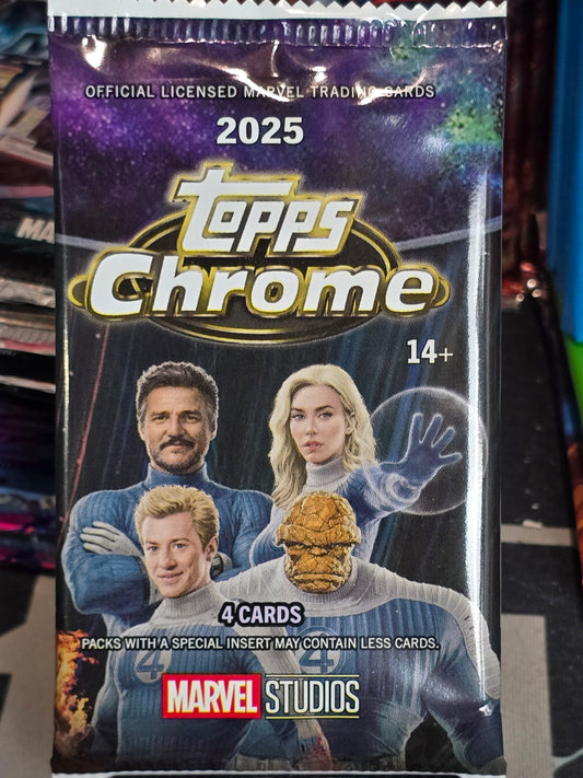 2025 Topps Marvel Studios Chrome Blaster Pack
