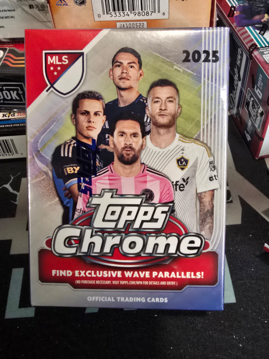 2025 Topps Chrome MLS Soccer Blaster Box