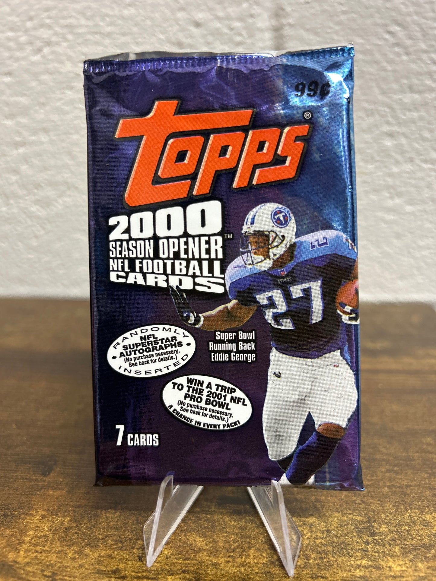 Topps 2000 Season Opener Football Pack!