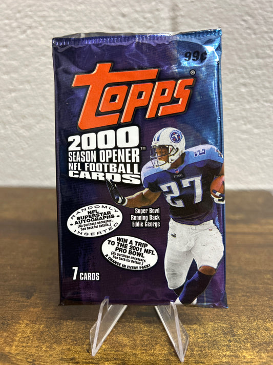 Topps 2000 Season Opener Football Pack!
