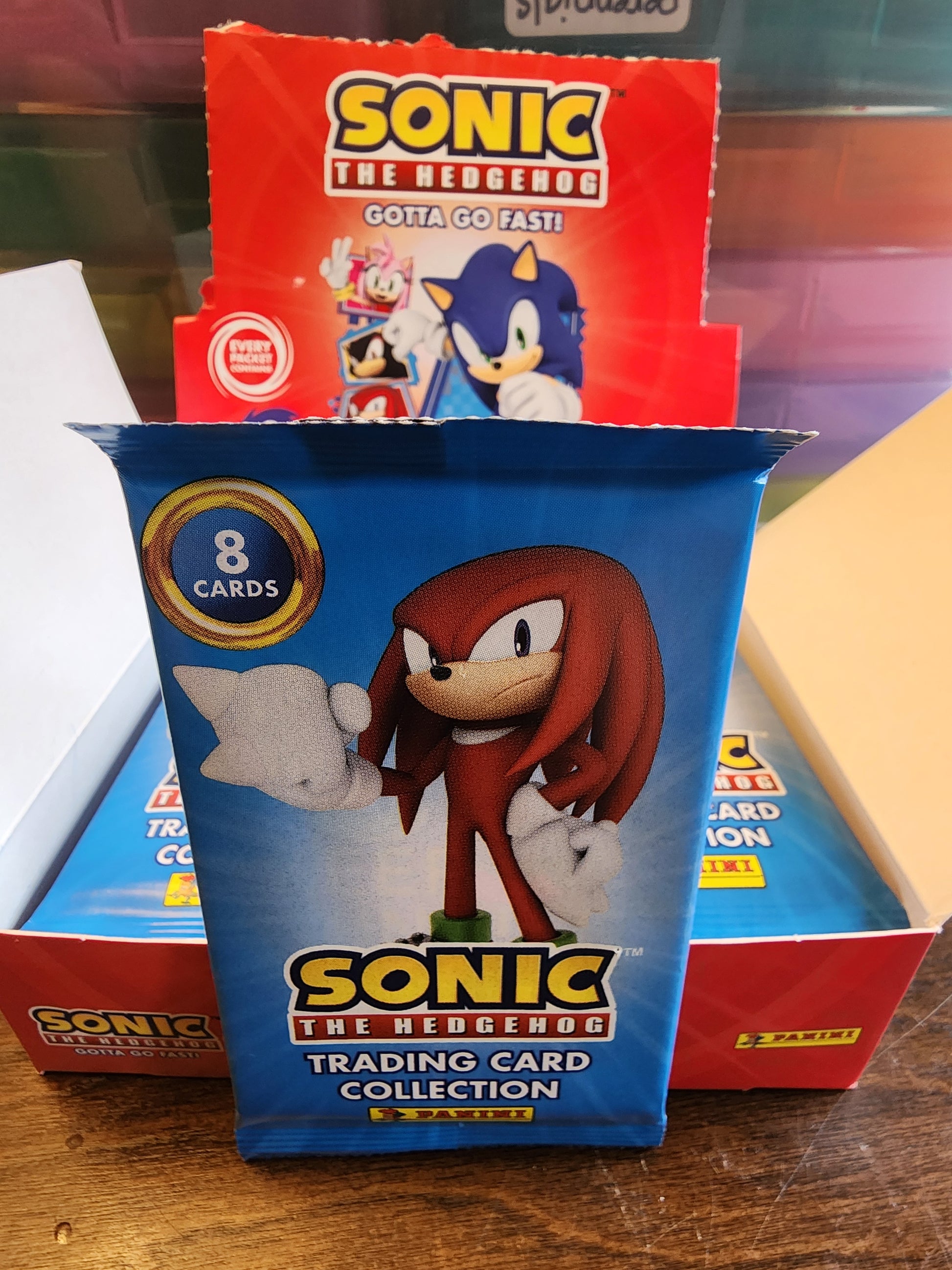 panini rare cards SUPER RARE Sonic The Hedgehog Panini Trading Card Pack personal break! – Breaking The Plane