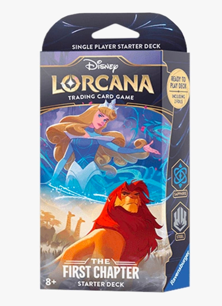 FULL CASE OF 12 - 12 packs! Disney Lorcana The First Chapter Booster Pack Starter Decks - includes ONE BOOSTER PACK per deck!