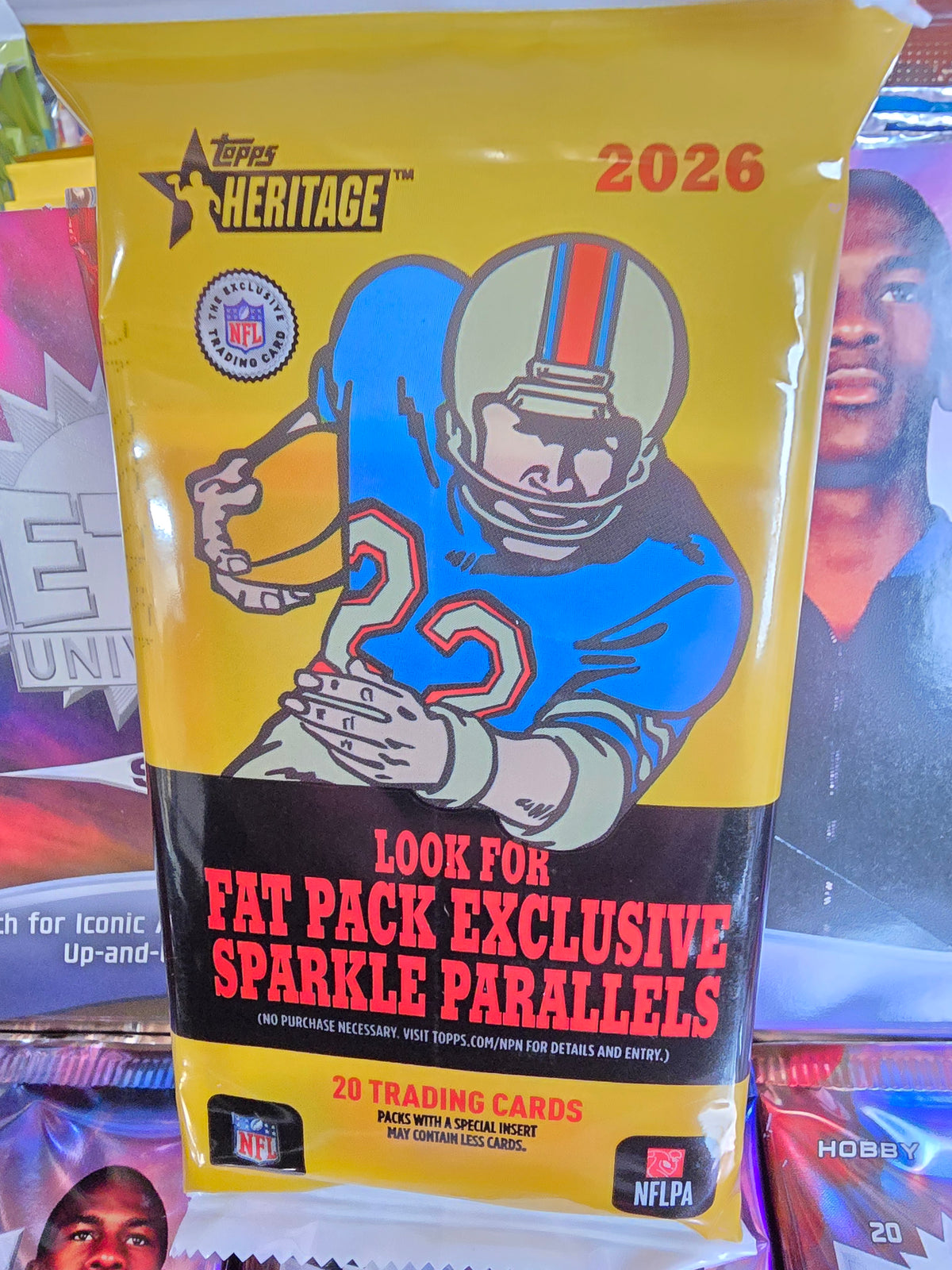 2026 Topps Heritage Football Hanger Pack