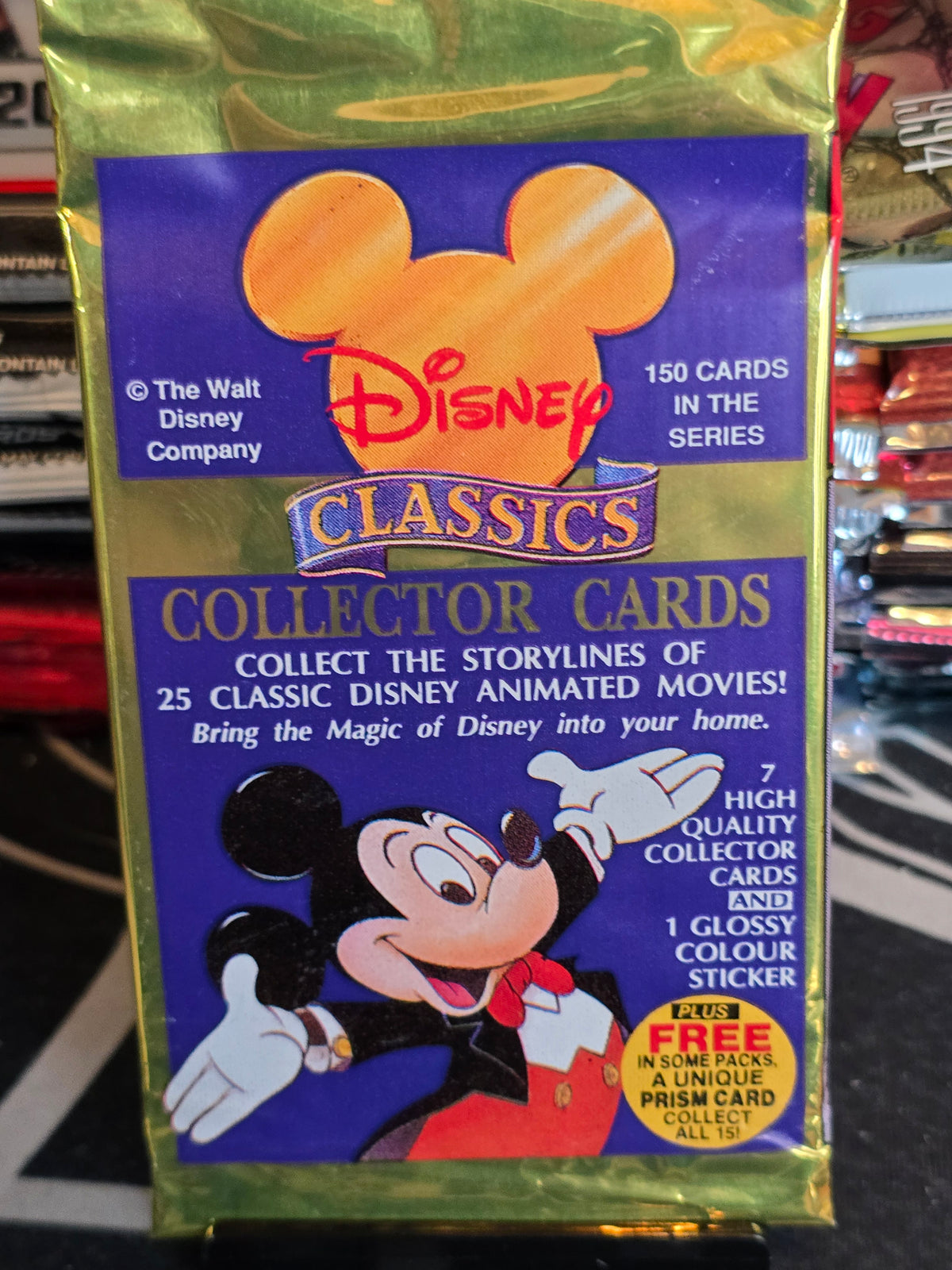 RARE Disney Classics: Collector Cards hobby pack - chase prisms!