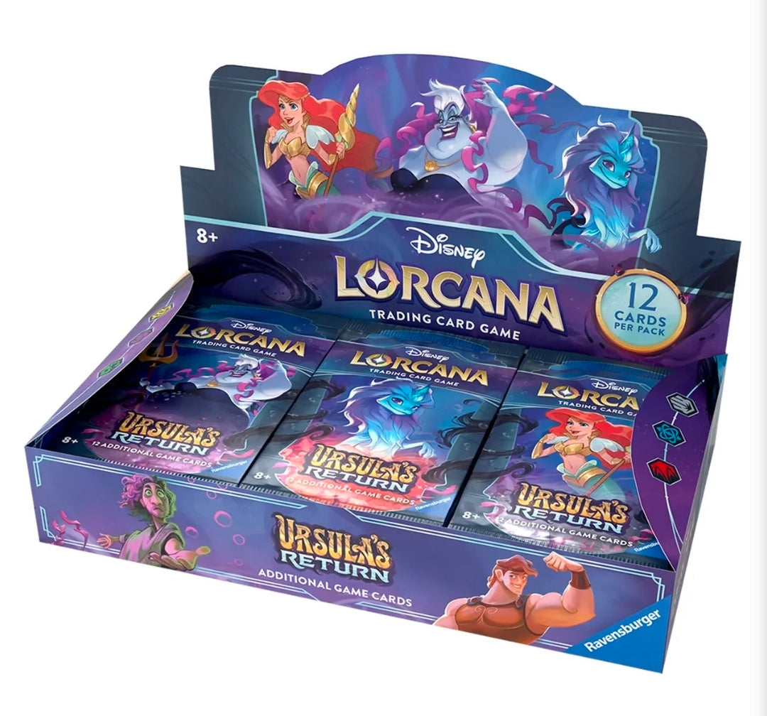 Disney Lorcana Ursula's Return Booster Box - 24 packs!