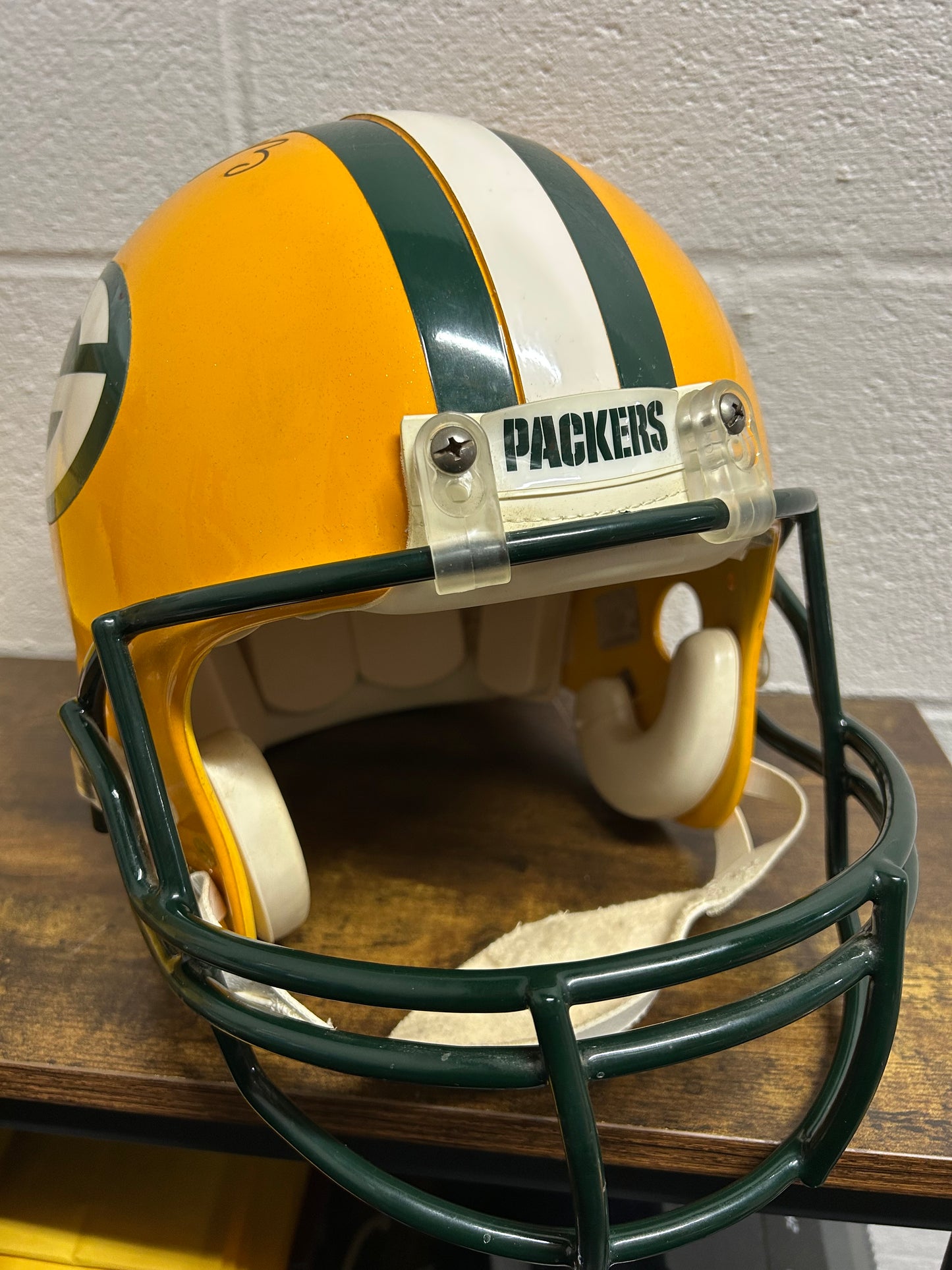 Aaron Rodgers AUTHENTIC  Autographed Full Size Helmet Green Bay Packers Fanatics COA