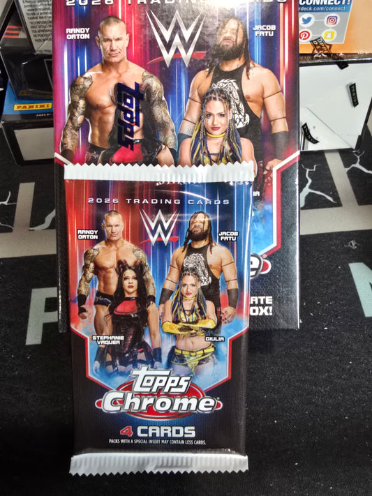 2025 WWE Topps Chrome Wrestling Blaster Pack