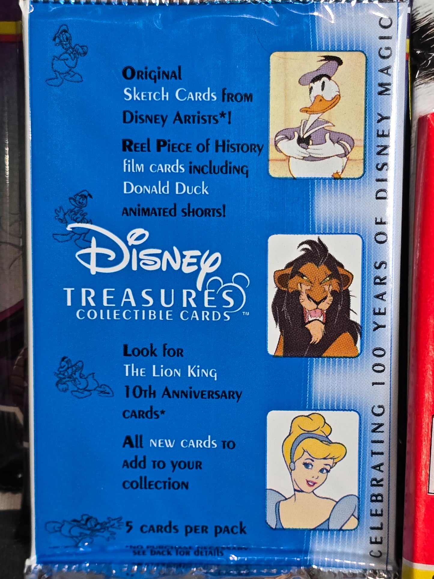 RARE 2003 Disney Treasures Hobby Pack - sketch?