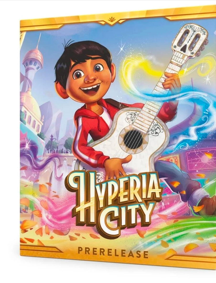 Disney Lorcana Hyperia City Trove - 6 booster packs plus 1 promo card!