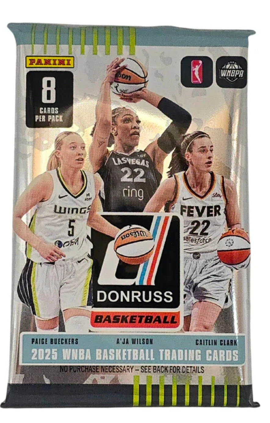 NEW! 2025 WNBA Donruss Hobby Pack Personal Break! 1/4 chance of hit per pack!