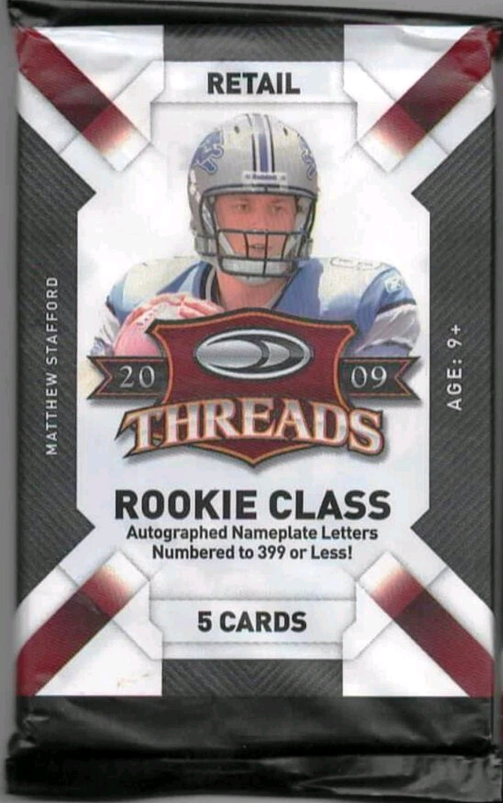 2009 Threads Football Pack! Stafford Rookie Year!