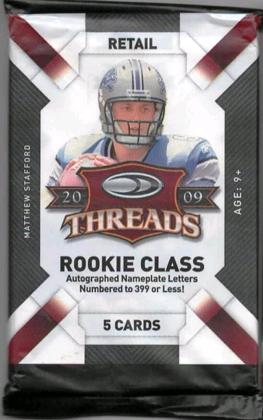 2009 Threads Football Pack! Stafford Rookie Year!