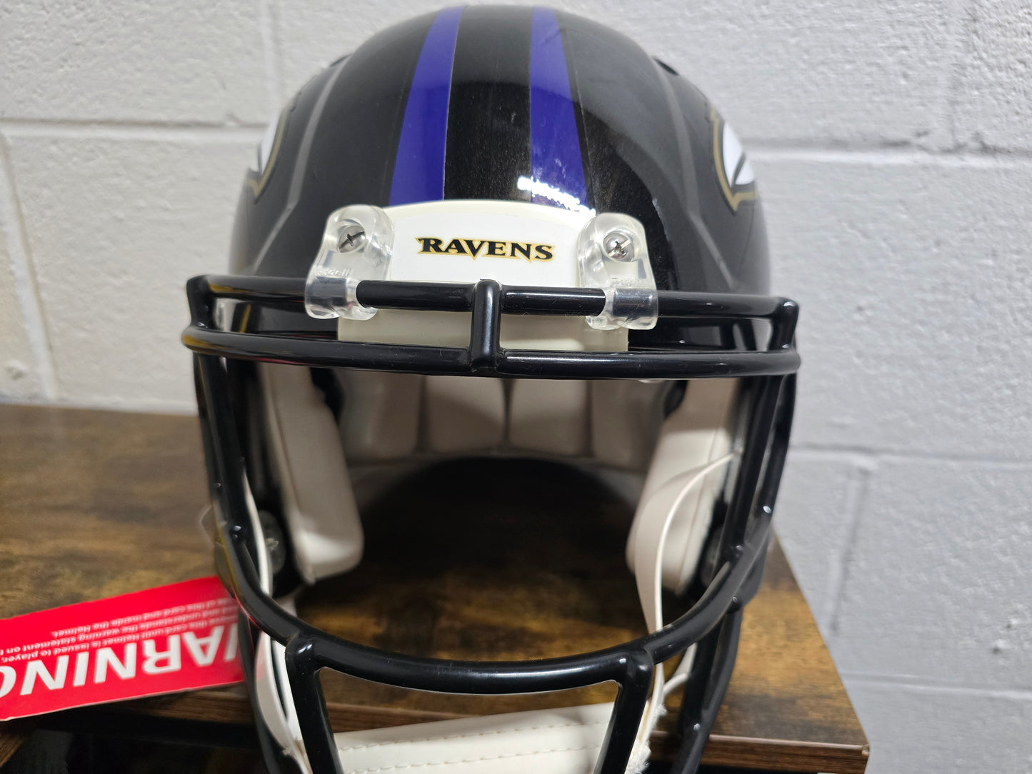 Trent Dilfer AUTHENTIC Super Bowl XXXV Inscription Helmet JSA COA