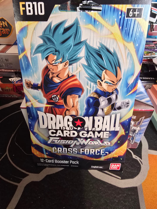 FB10 Dragonball Z TCG Cross Force Booster Pack 12 cards! Bandai/Namco