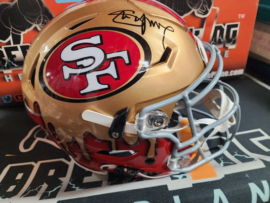 Steve Young Autographed 49ers Speed Flex DRIP Full Size Helmet Radtke COA