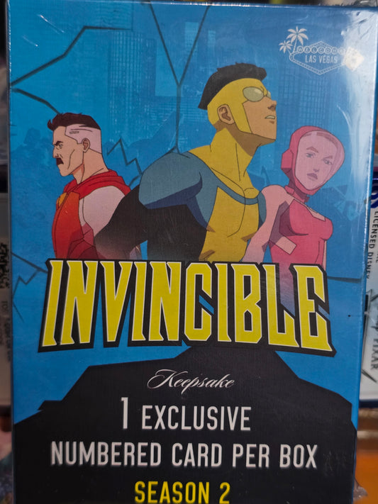 Invincible Season 2 Keepsake Hobby Box Las Vegas Exclusive - 1 encased premium card!