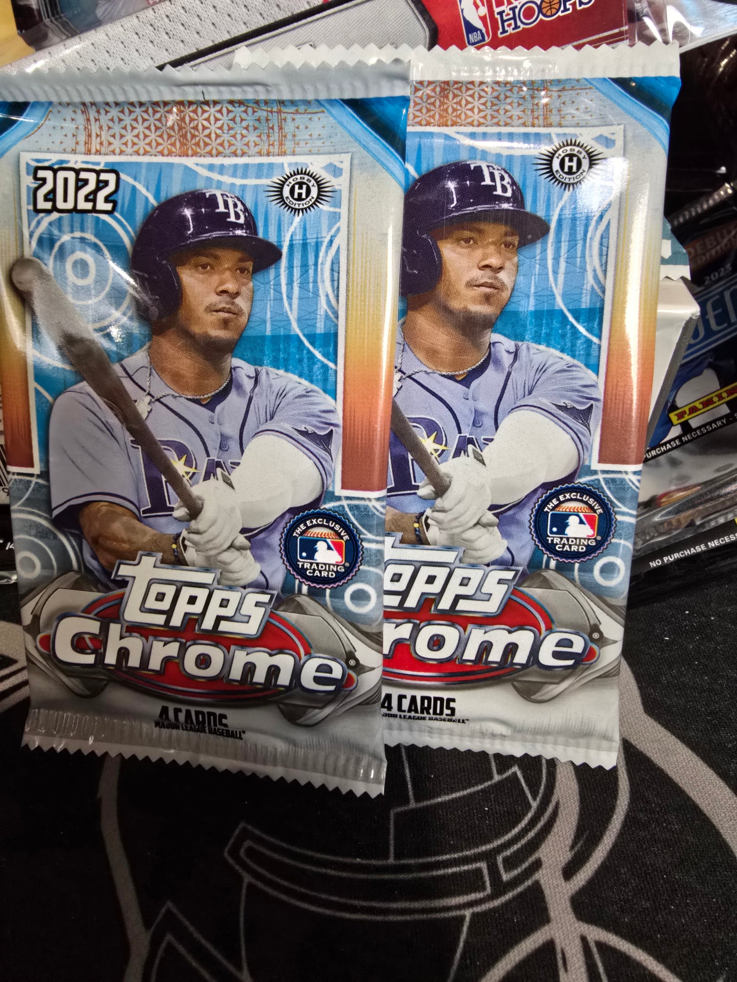 Lot of TWO (2) 2022 Topps Chrome Baseball Hobby Packs