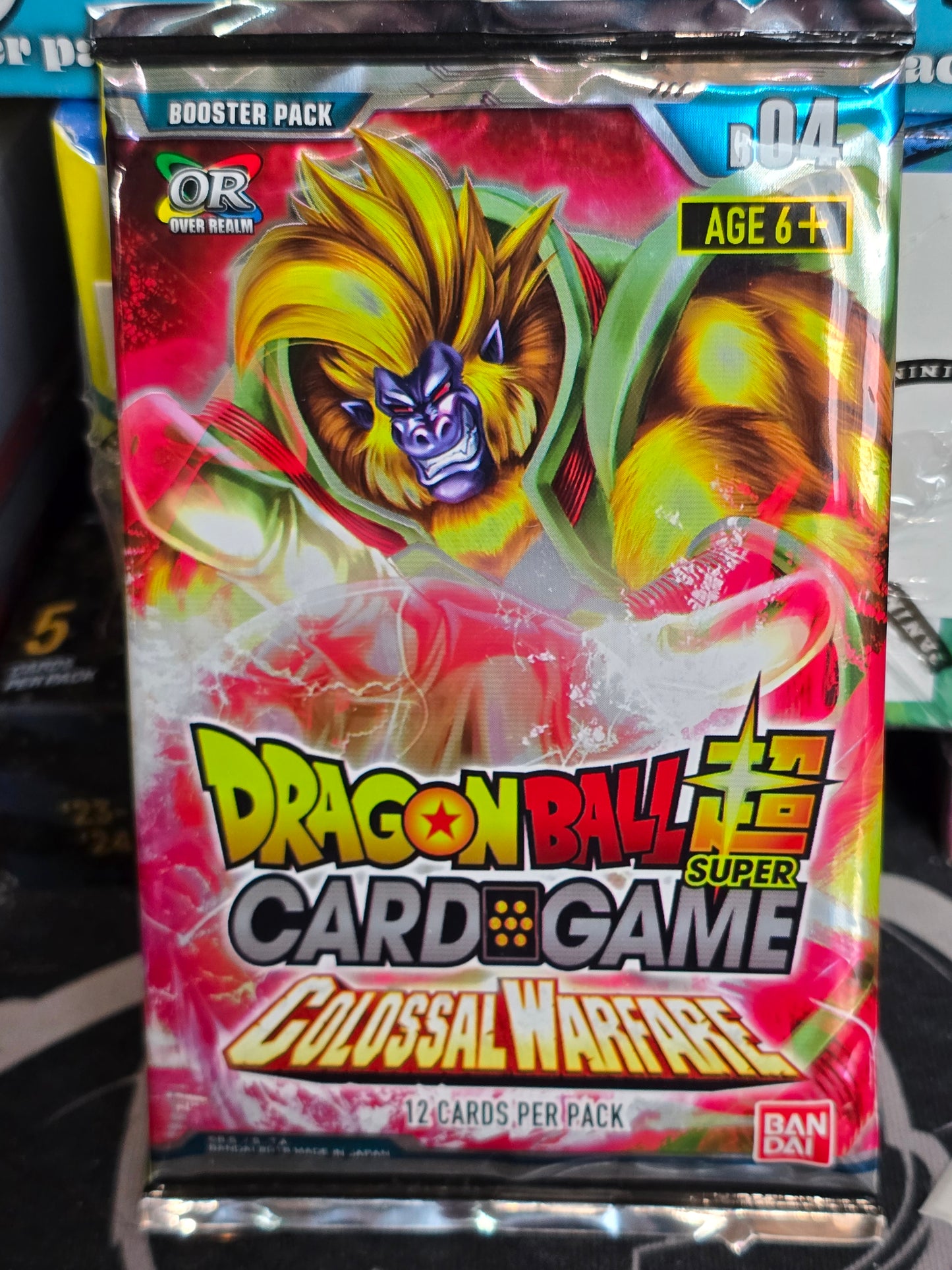 B04 Dragonball Z Card Game TCG Colossal Warfare Booster Pack 12 cards! Bandai/Namco