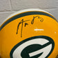 Aaron Rodgers AUTHENTIC  Autographed Full Size Helmet Green Bay Packers Fanatics COA
