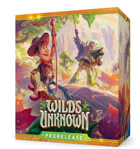 Disney Lorcana Wilds Unknown Prerelease Kit Box - SIX Booster Packs!