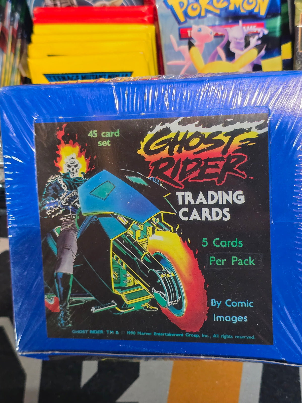 ONE PACK! Rare - 1990 Ghostrider Comic Images Cover Trading Cards