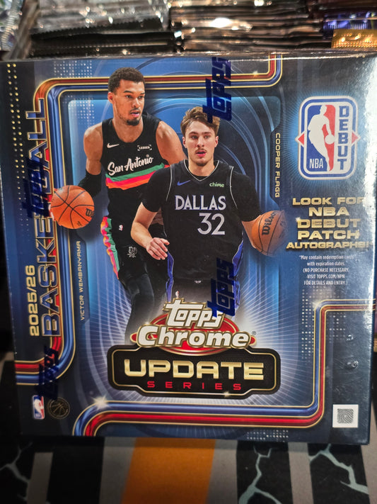 2026 Topps CHROME UPDATE Basketball Mega Box