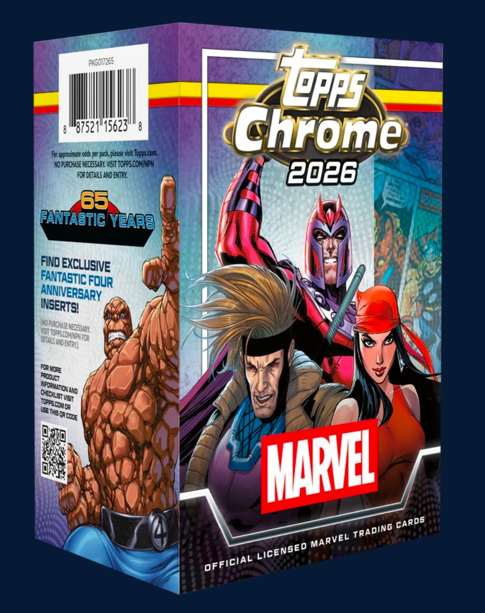 2026 Topps Chrome Marvel Blaster Box