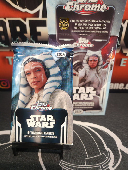 NEW! Star Wars 2024 Topps Chrome Blaster Pack Personal Break!