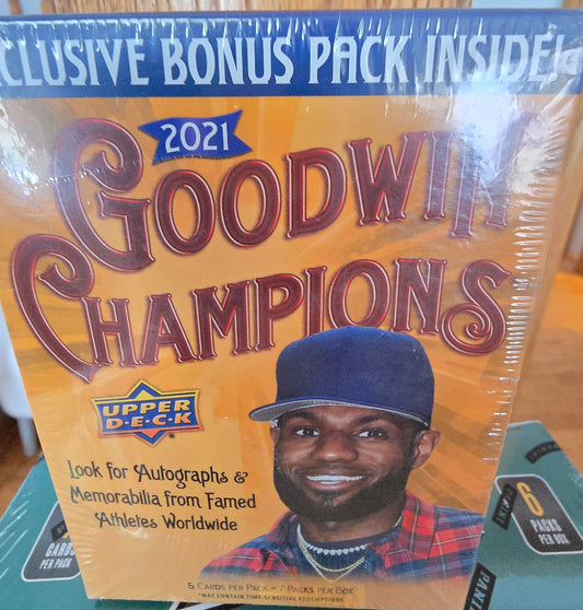 2021 Upper Deck Goodwin Champions Blaster Box