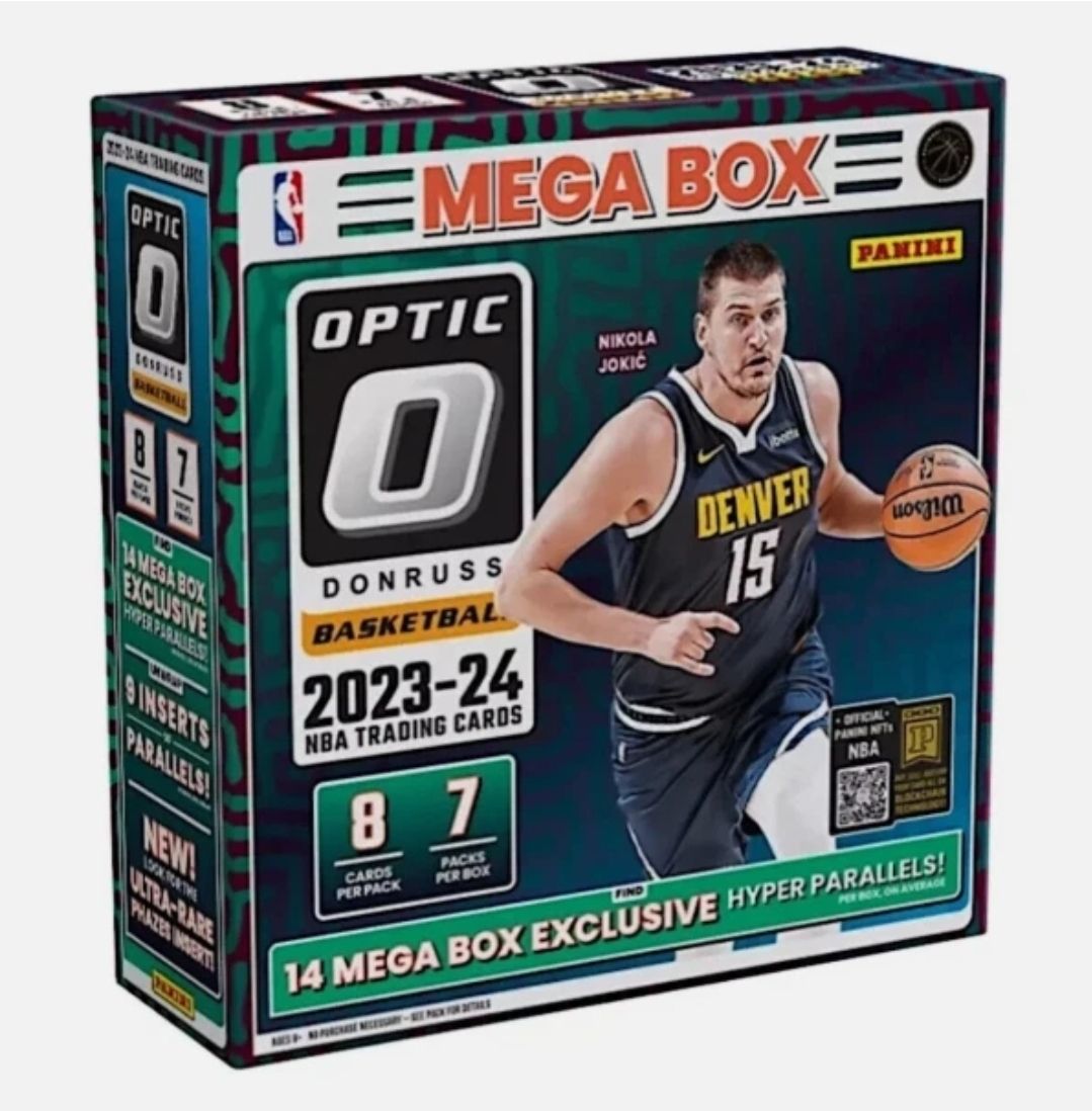 Wemby? 2023-2024 Panini Donruss OPTIC Basketball Mega Box - One autograph or memorabilia hit!