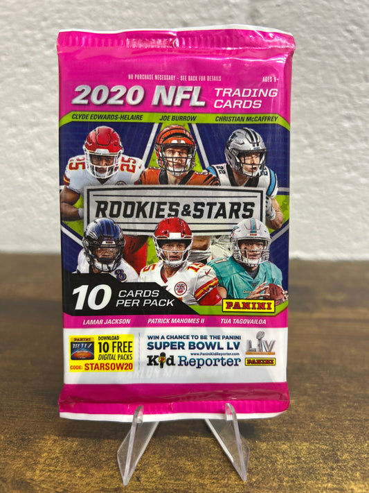 2020 Rookies and Stars Pack Personal Break! Burrow Herbert Love Hurts RC?