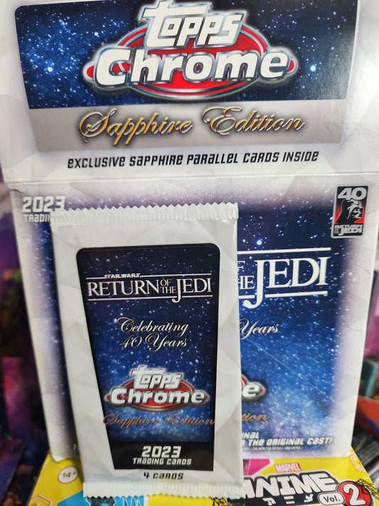 Topps Chrome SAPPHIRE Return of the Jedi Hobby Pack!