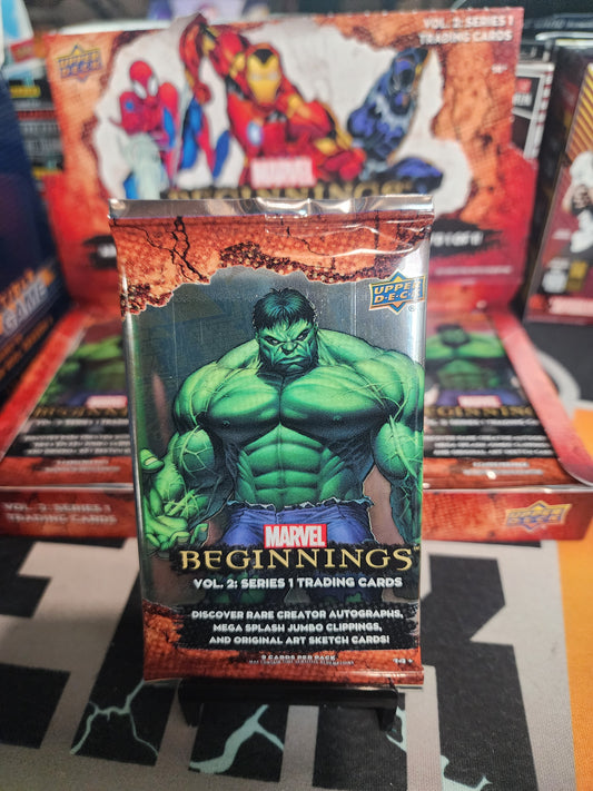 HULK SMASH! NEW HOBBY Upper Deck Marvel Beginnings Series 1 HOBBY Pack Personal Break!